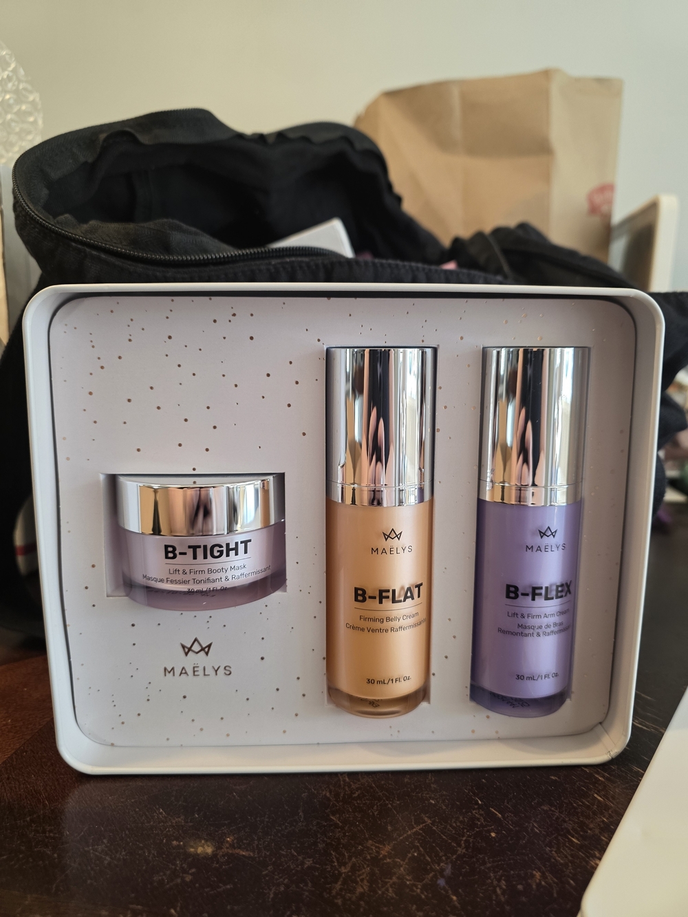 Maelys B-Tight, B-Flat & B-Flex Skincare Set 1oz Each